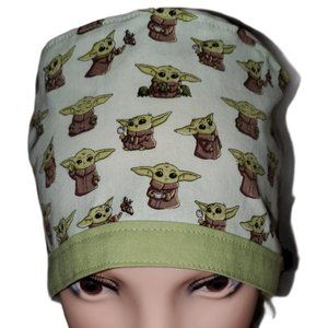Baby Yoda Ponytail Scrub Cap